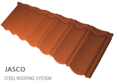 Steel roof material